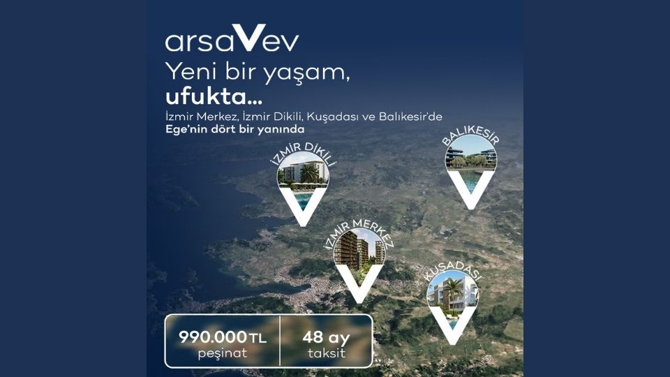 arsaVev’den Ege’de Yeni Bir Yaşam Kurma Fırsatı — Basın Bülteni 2026