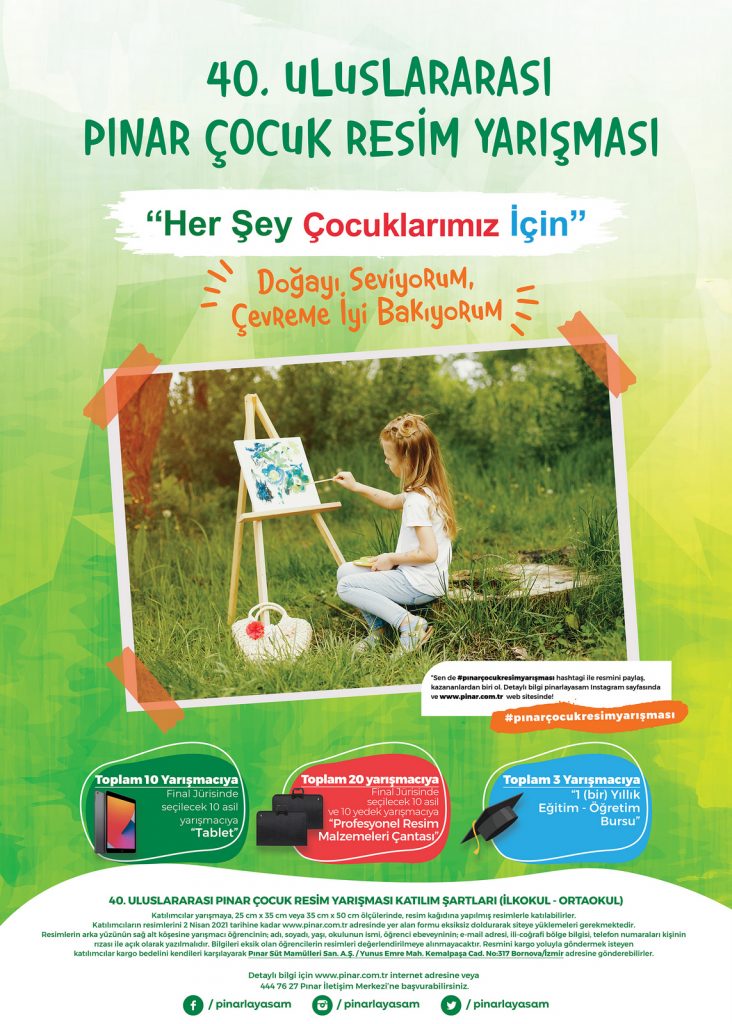 Uluslararası Pınar Çocuk Resim Yarışması 40 Yaşında!