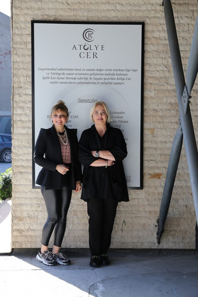 İYİLİK İÇİN SANAT DERNEĞİ ÜYELERİ, ATÖLYE CER’İ ZİYARET ETTİ